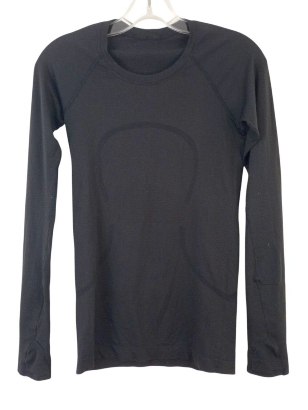 Lululemon Black Swiftly Tech Long Sleeve Shirt sz 4 Crew Neck